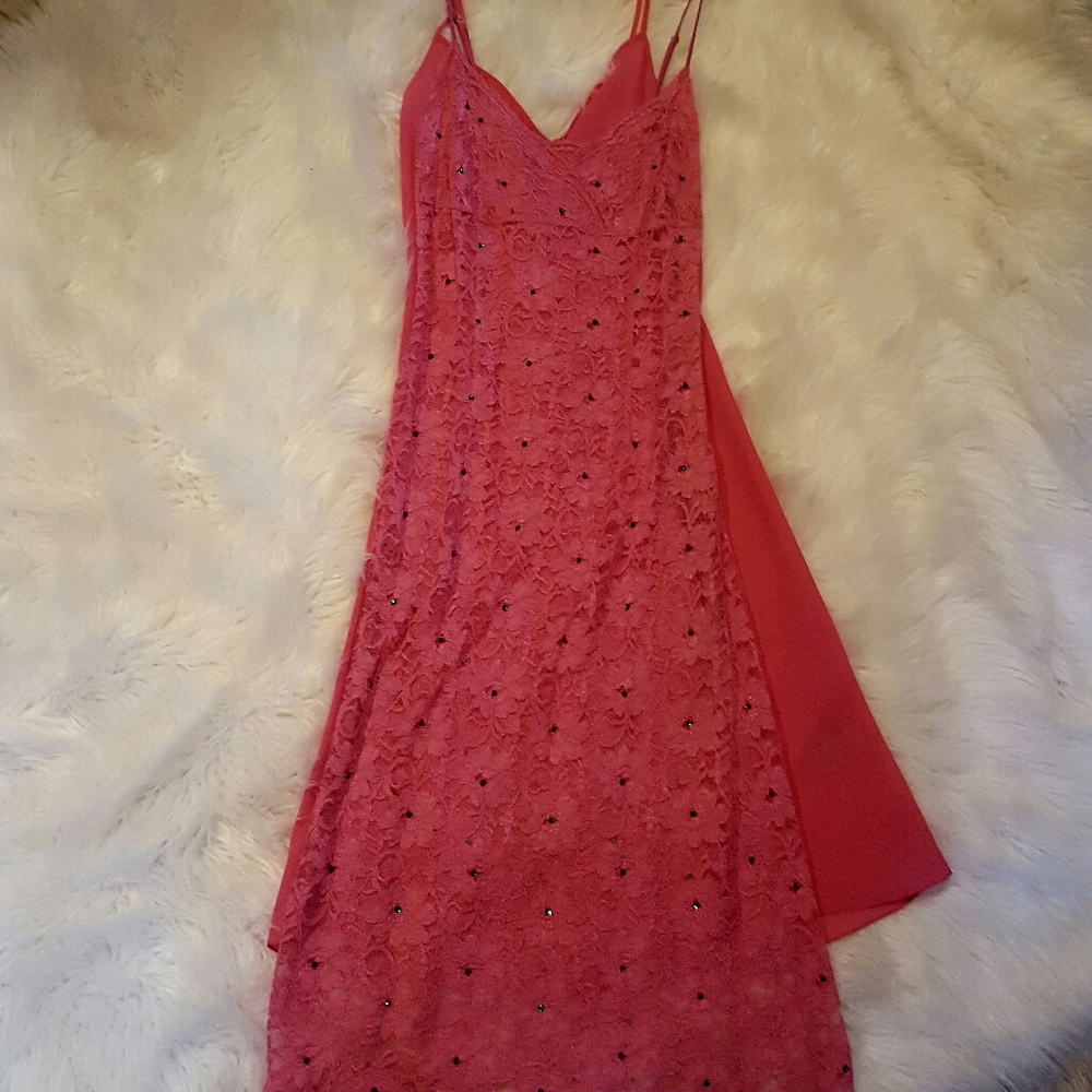 Betsey Johnson Evening Lace Midi Dress 4